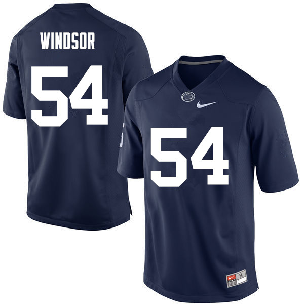 Men Penn State Nittany Lions #54 Robert Windsor College Football Jerseys-Navy - Click Image to Close